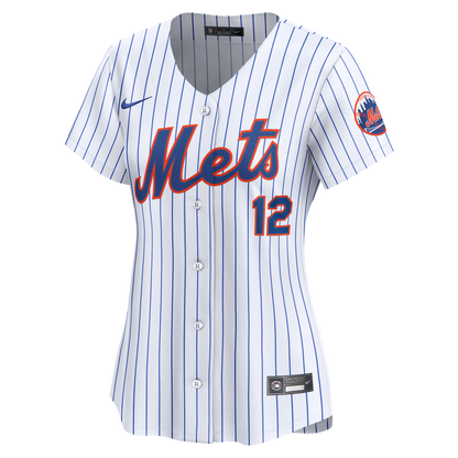 Francisco Lindor New York Mets Nike Women's Home Limited Jersey - White