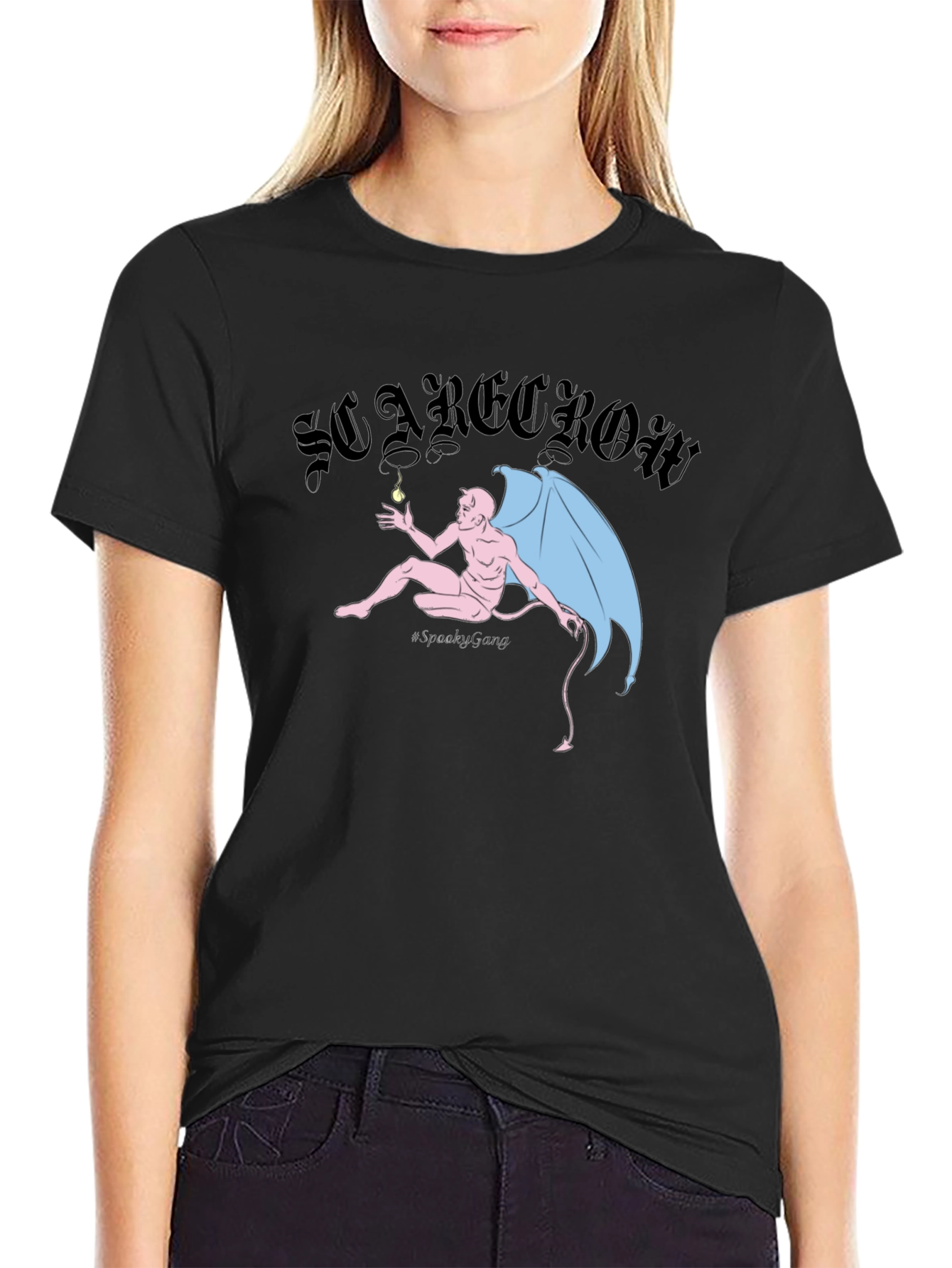 Spooky Gang Scarecrow Graphic Tee