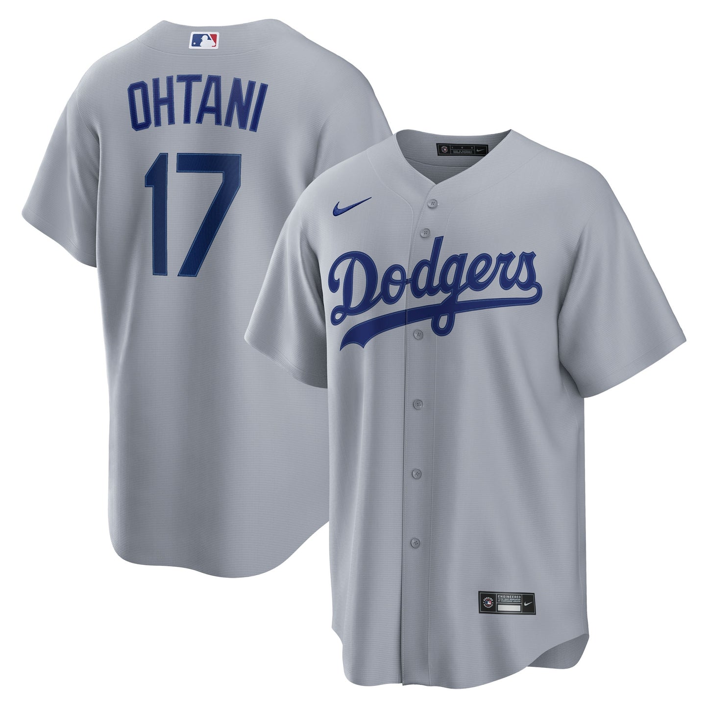 Shohei Ohtani Los Angeles Dodgers Nike Road Replica Jersey - Gray