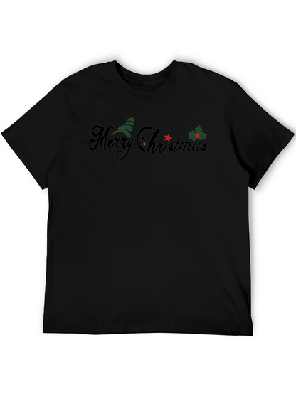 Merry Christmas Graphic Tee - Holiday Festive Style