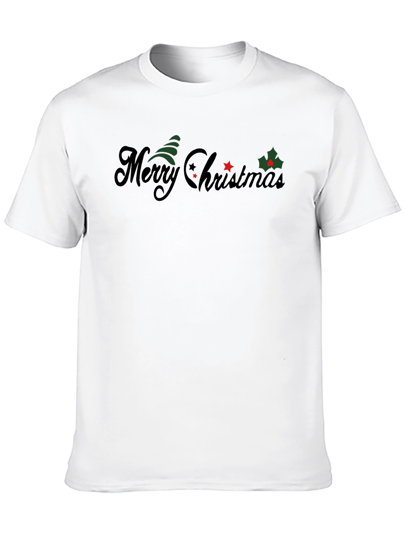 Merry Christmas Graphic Tee - Holiday Festive Style