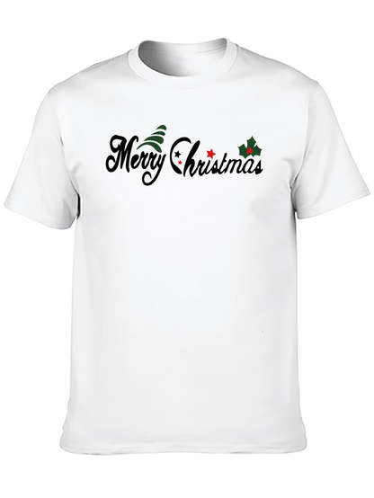 Merry Christmas Graphic Tee - Holiday Festive Style