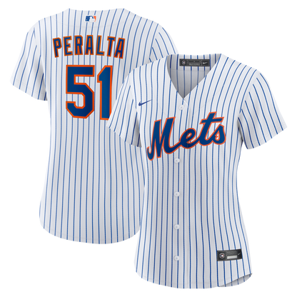 Freddy Peralta New York Mets Nike Women's Home Replica Jersey - White