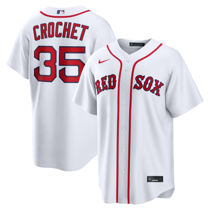 Garrett Crochet Boston Red Sox Nike Home Replica Jersey - White