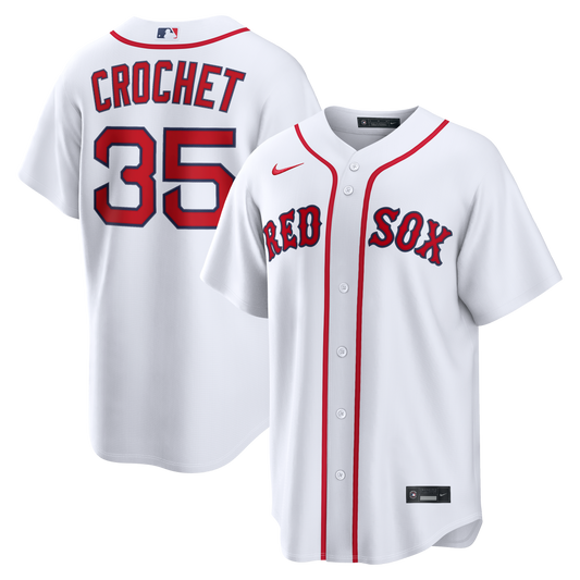 Garrett Crochet Boston Red Sox Nike Home Replica Jersey - White