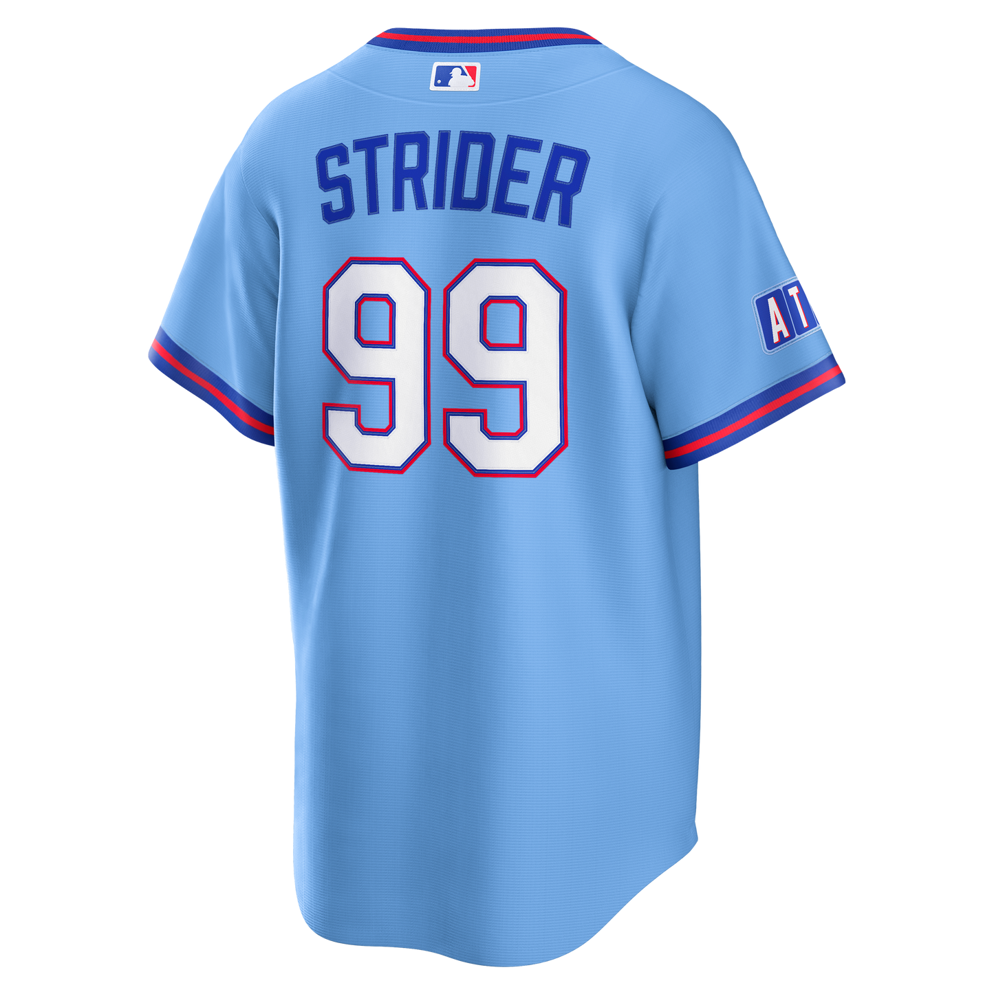 Spencer Strider Atlanta Braves Nike 2026 City Connect Stadium Jersey - Powder Blue