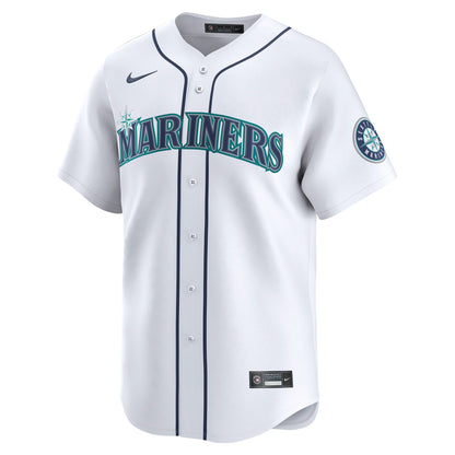 George Kirby Seattle Mariners Nike Home Limited Player Jersey - White