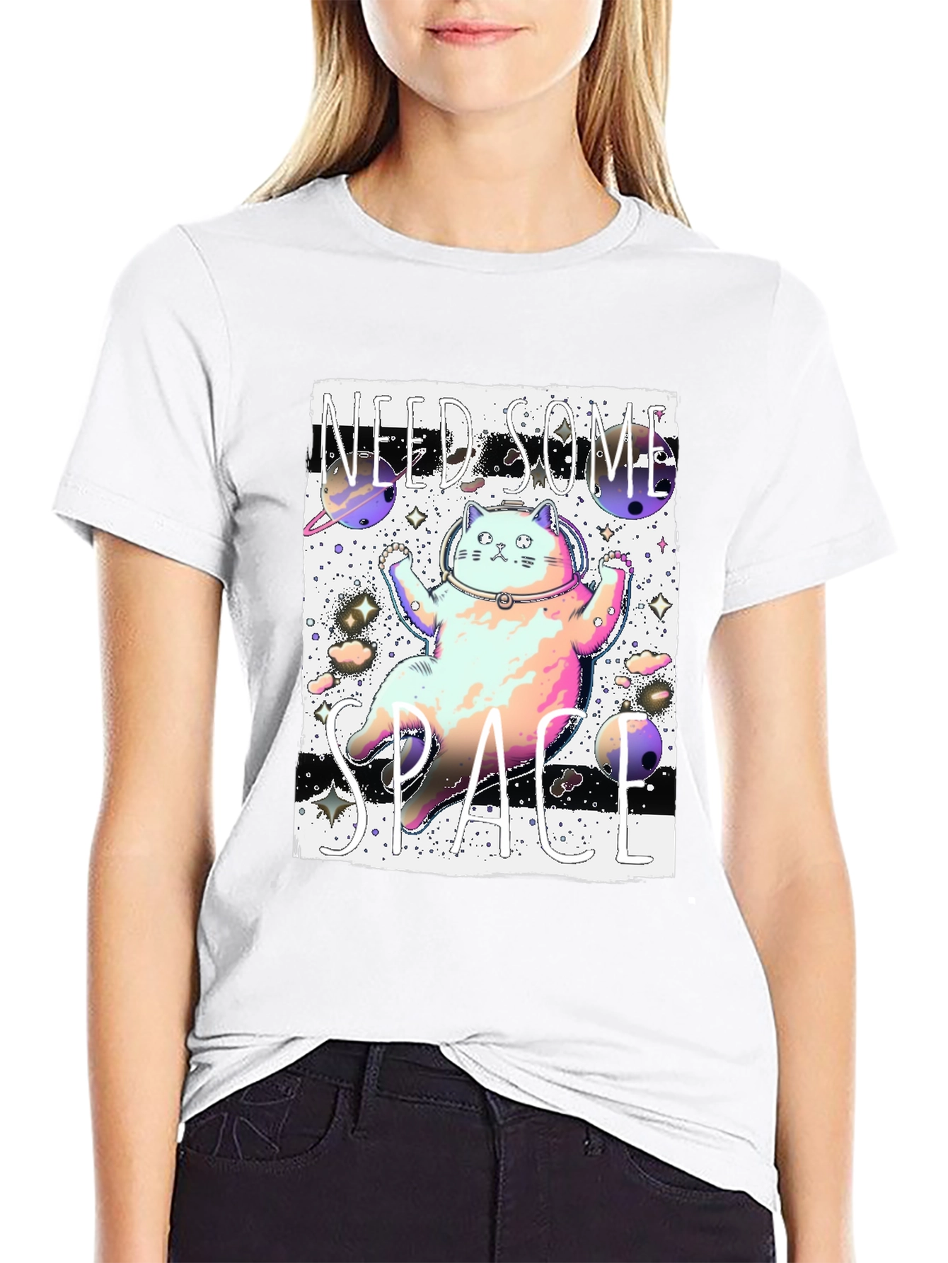 Cosmic Cat T-Shirt - Need Some Space