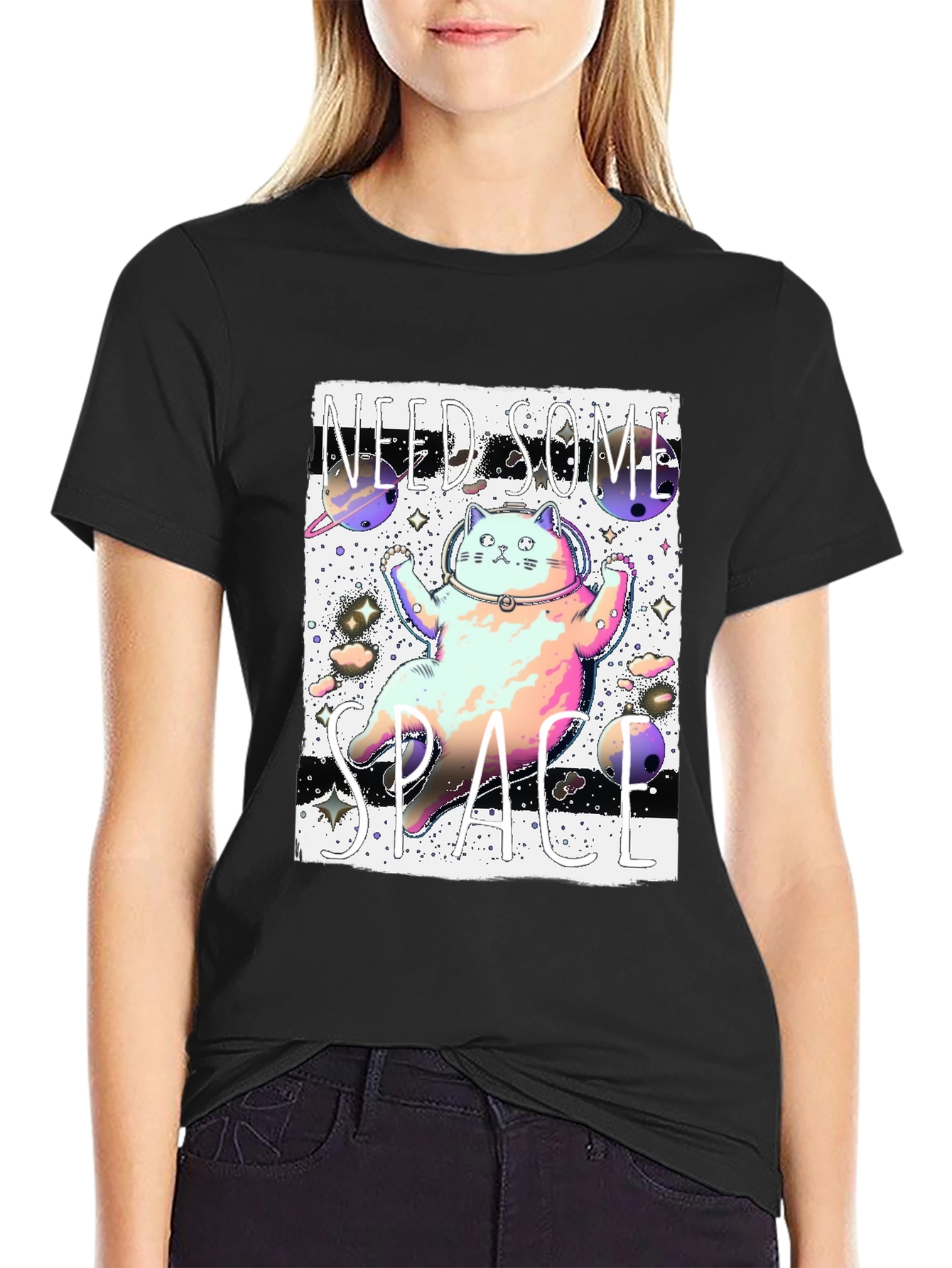 Cosmic Cat T-Shirt - Need Some Space