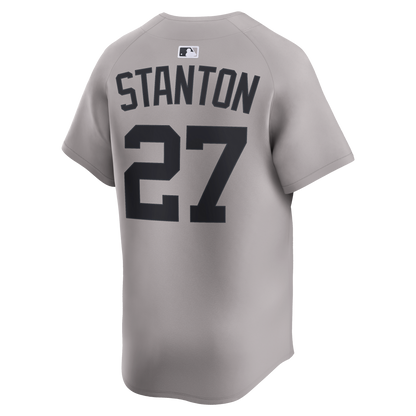 Giancarlo Stanton New York Yankees Nike Road Limited Jersey - Gray