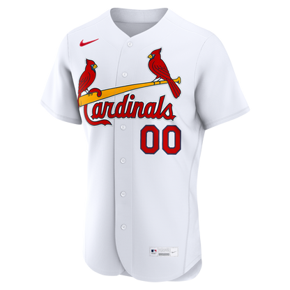 St. Louis Cardinals Nike Home Authentic Custom Jersey - White