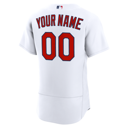 St. Louis Cardinals Nike Home Authentic Custom Jersey - White