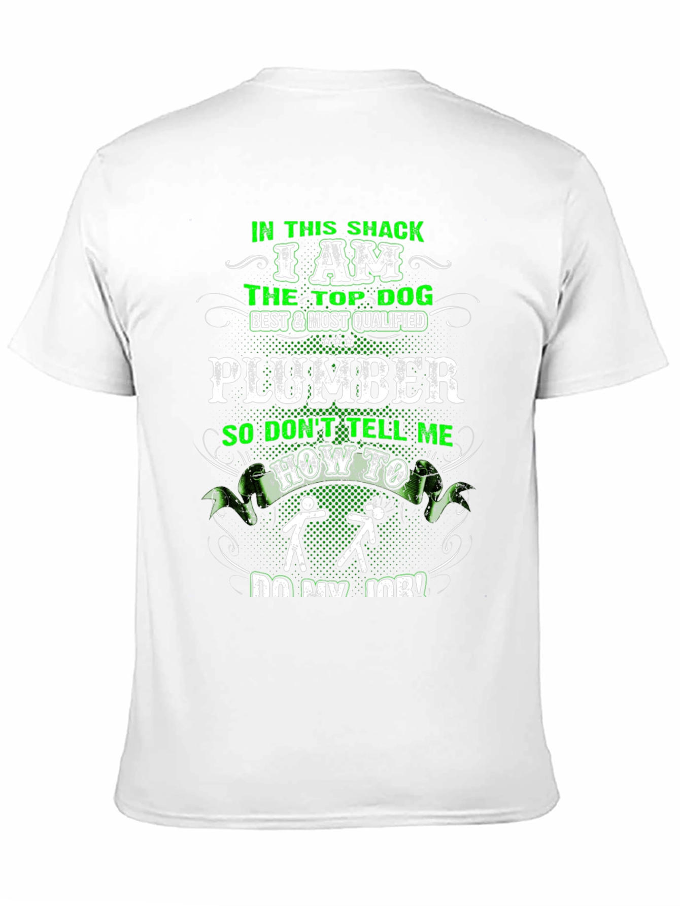 Plumber Top Dog Graphic T-Shirt