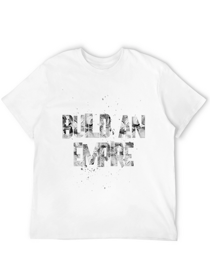Build an Empire Black Graphic Tee Shirt
