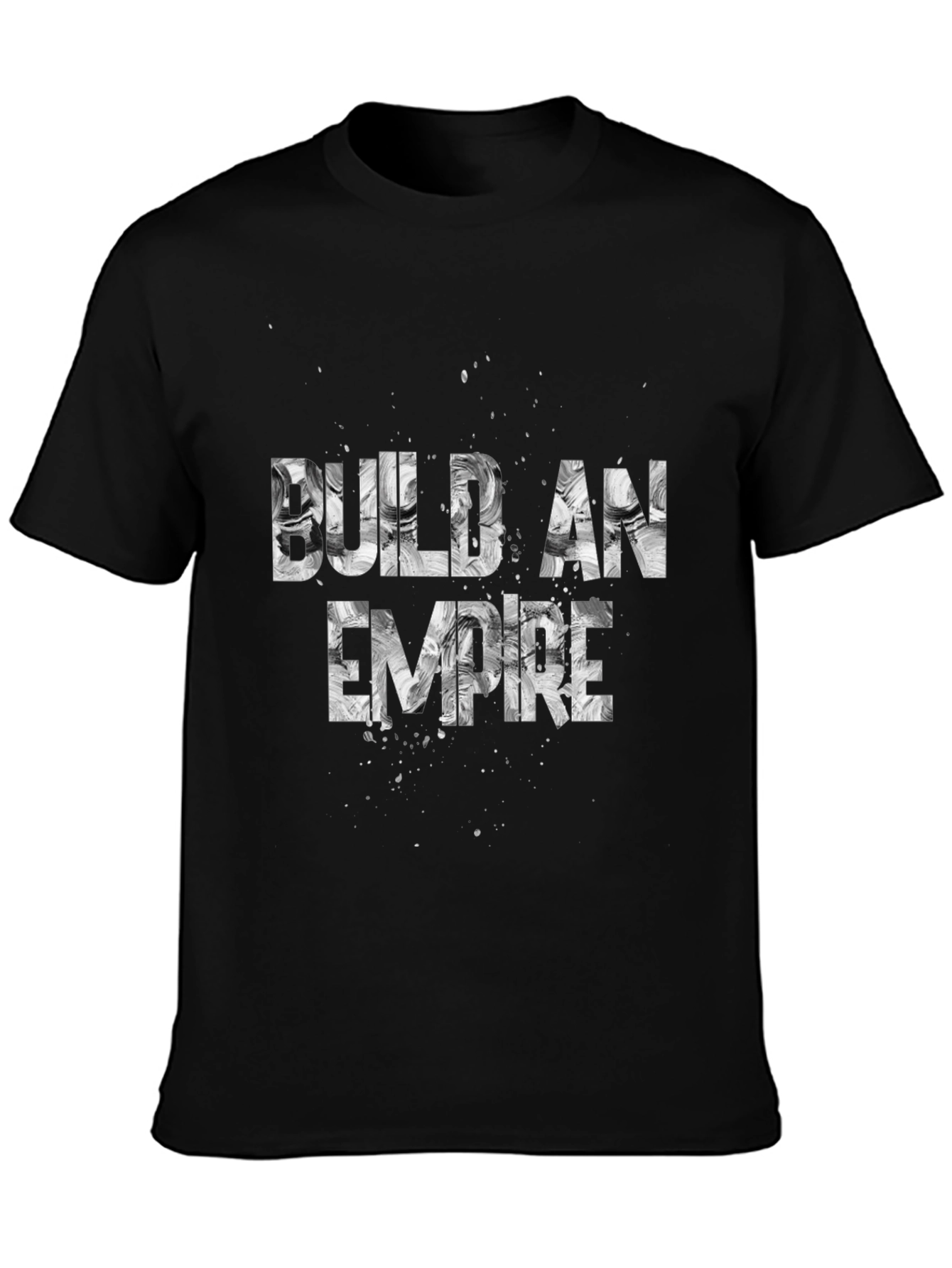 Build an Empire Black Graphic Tee Shirt