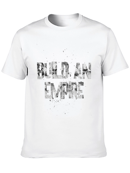 Build an Empire Black Graphic Tee Shirt