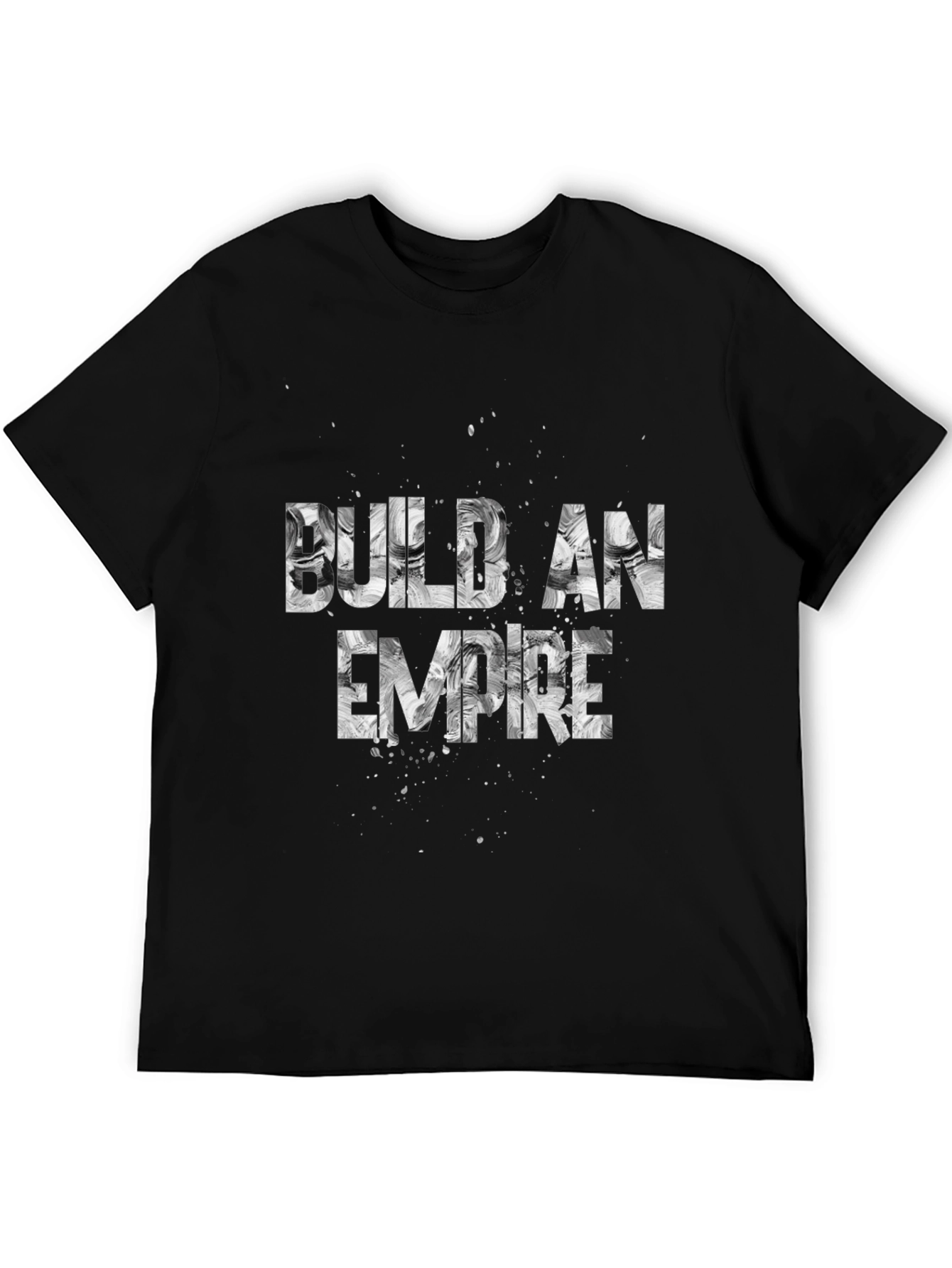 Build an Empire Black Graphic Tee Shirt