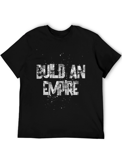 Build an Empire Black Graphic Tee Shirt