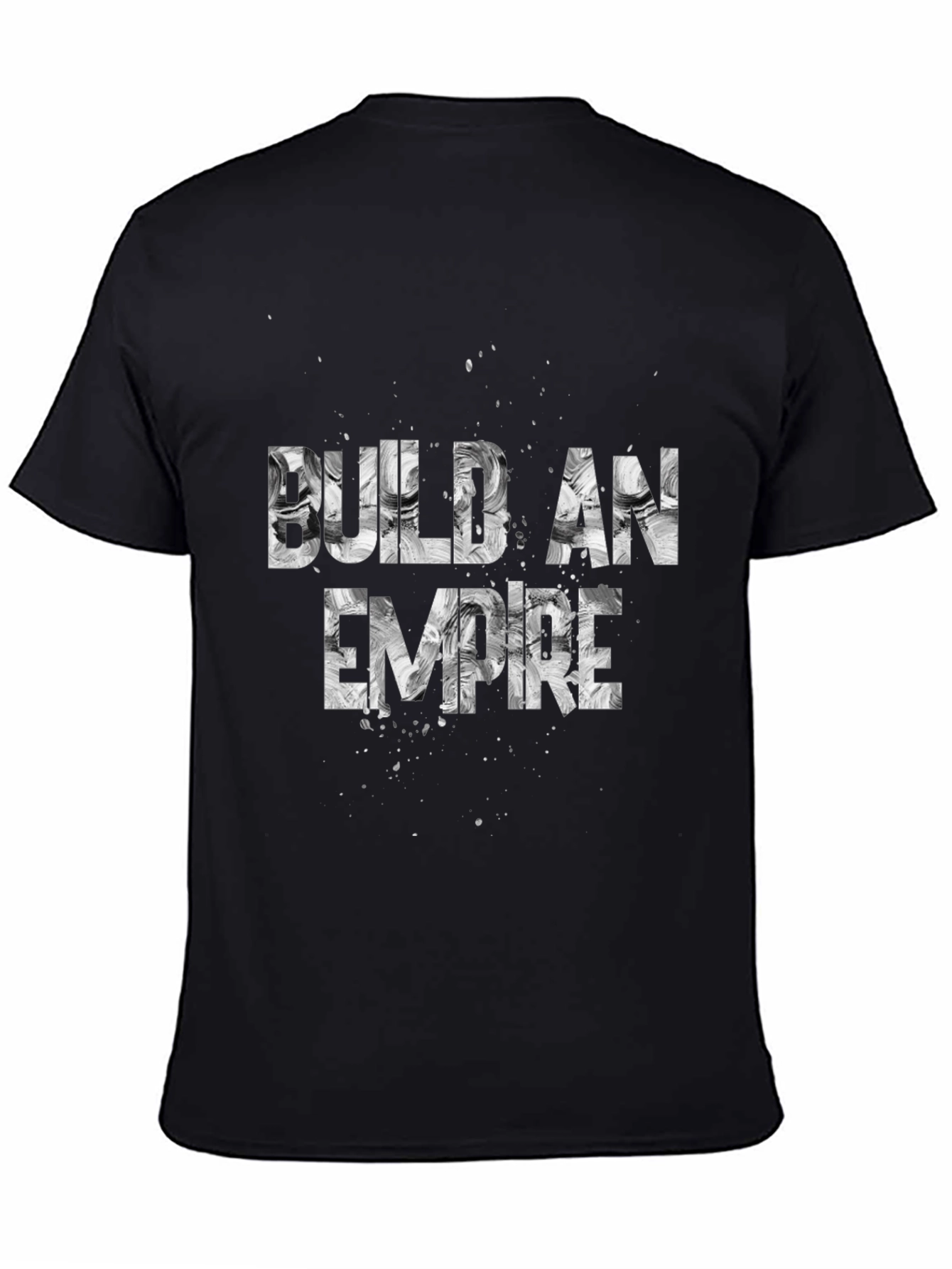 Build an Empire Black Graphic Tee Shirt