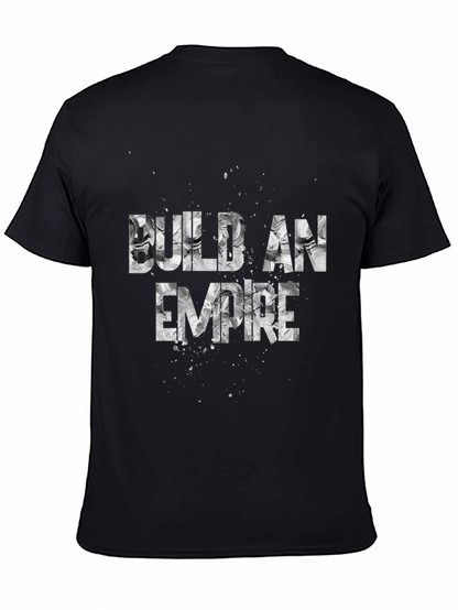 Build an Empire Black Graphic Tee Shirt
