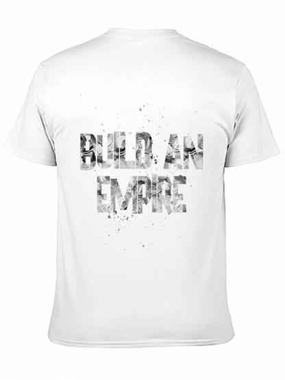 Build an Empire Black Graphic Tee Shirt