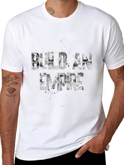 Build an Empire Black Graphic Tee Shirt