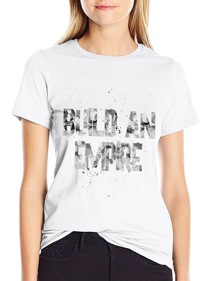 Build an Empire Black Graphic Tee Shirt