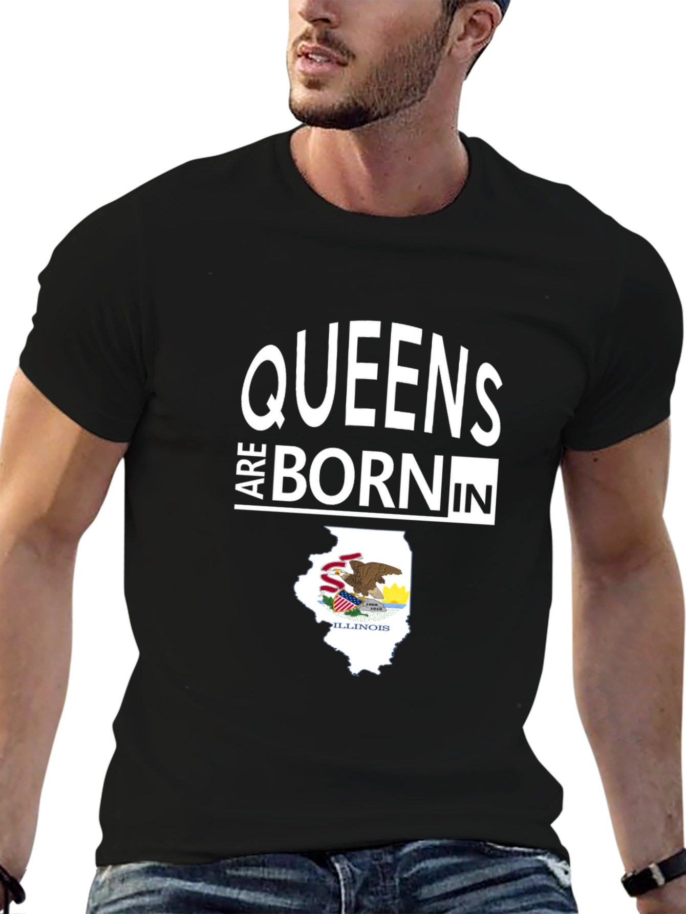 Queens are Born in Illinois T-Shirt