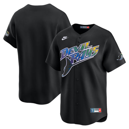 Tampa Bay Rays Nike Cooperstown Collection Limited Jersey - Black