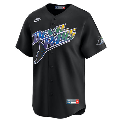 Tampa Bay Rays Nike Cooperstown Collection Limited Jersey - Black
