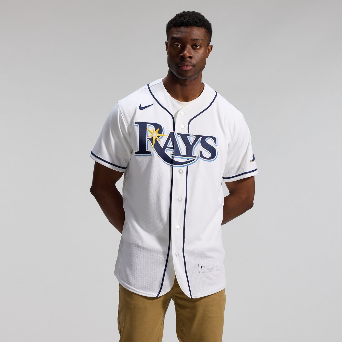 Tampa Bay Rays Nike Home Authentic Jersey - White
