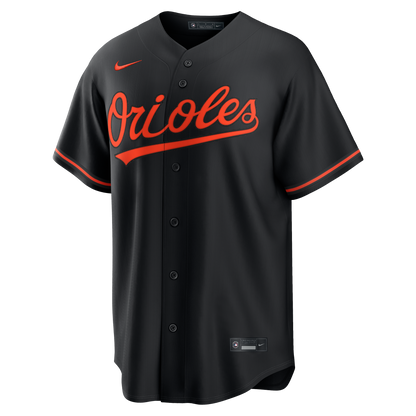 Gunnar Henderson Baltimore Orioles Nike Alternate Replica Jersey - Black