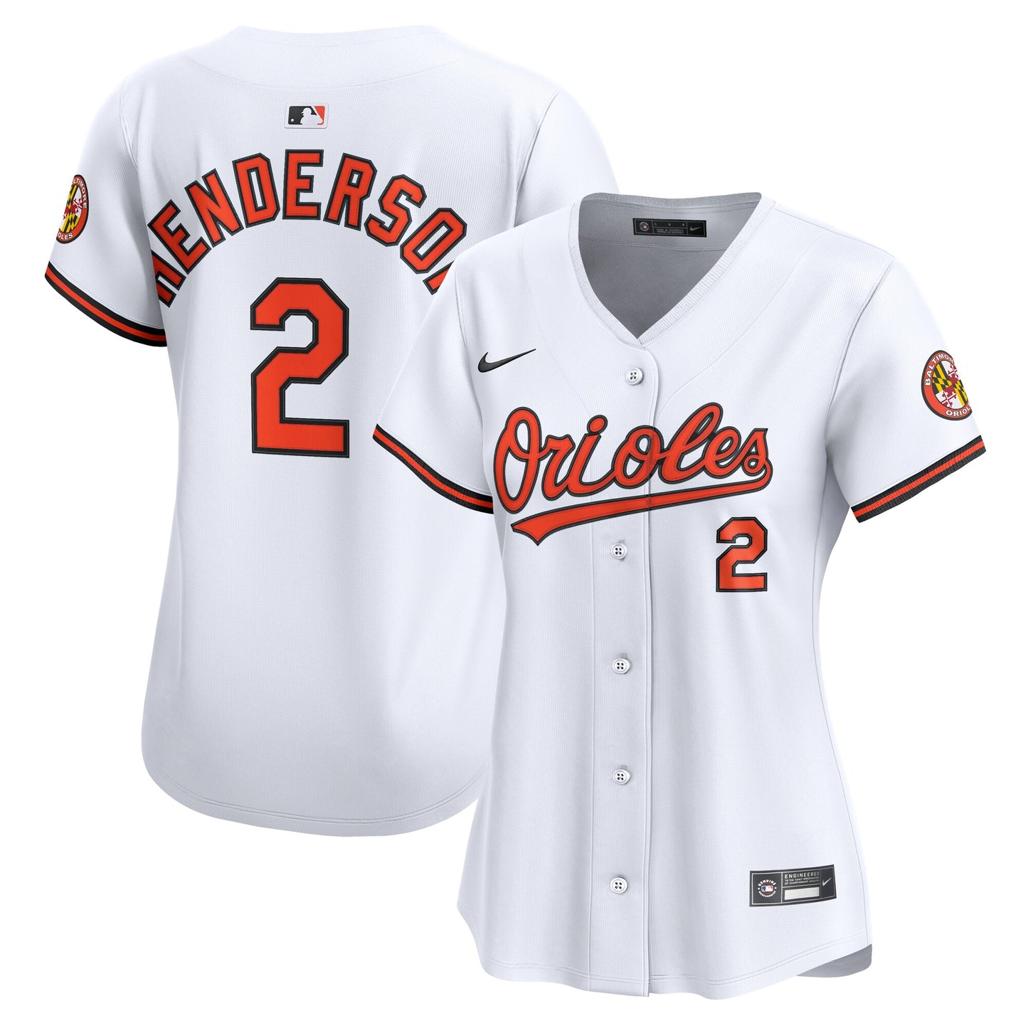 Gunnar Henderson Baltimore Orioles Nike Women's Home Limited Player Jersey - White