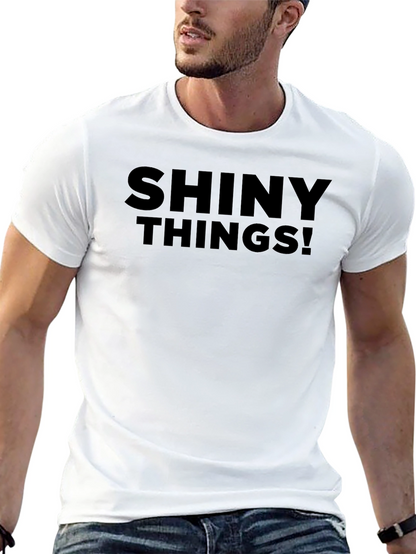Shiny Things! Black Graphic Tee - Mens