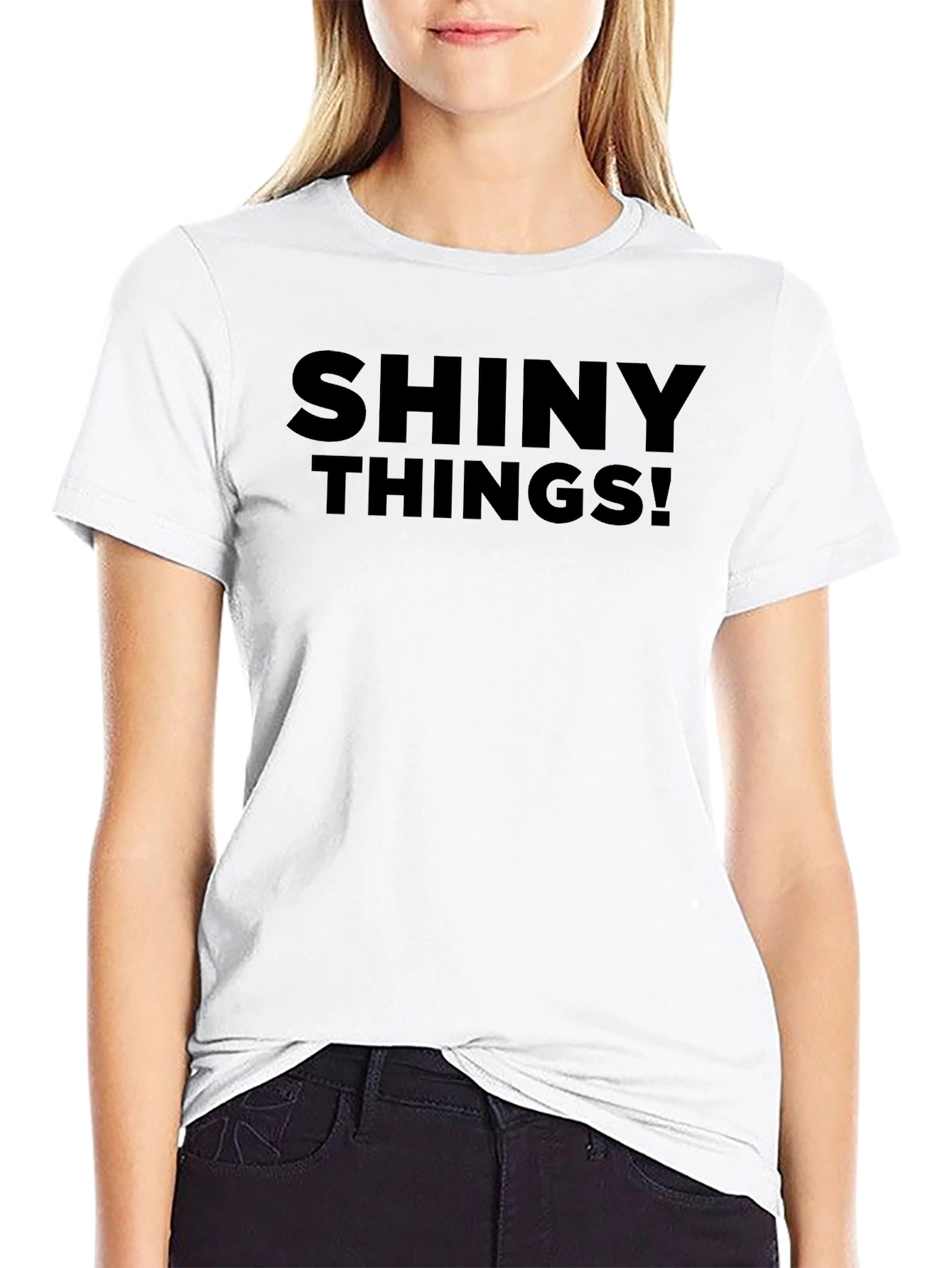 Shiny Things! Black Graphic Tee - Mens
