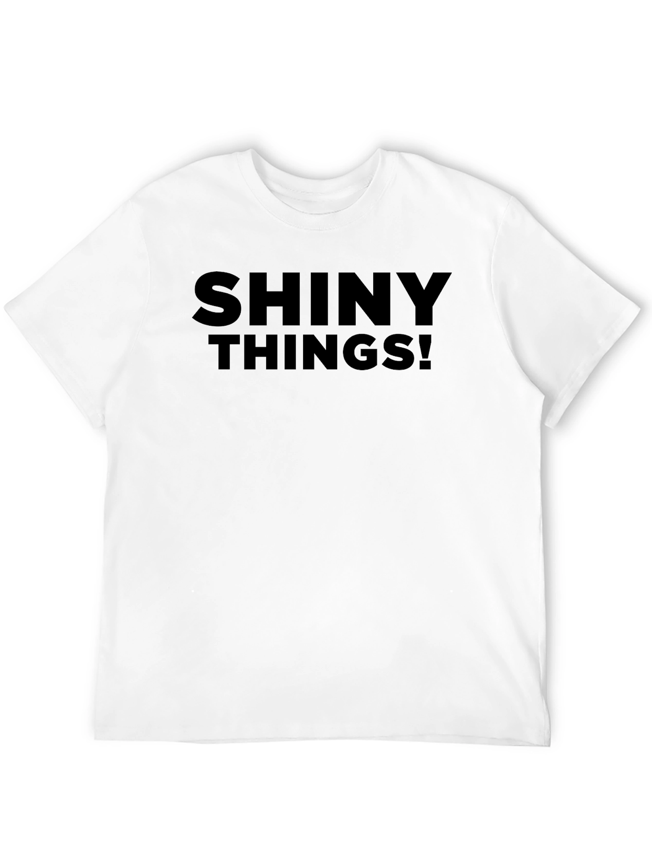 Shiny Things! Black Graphic Tee - Mens