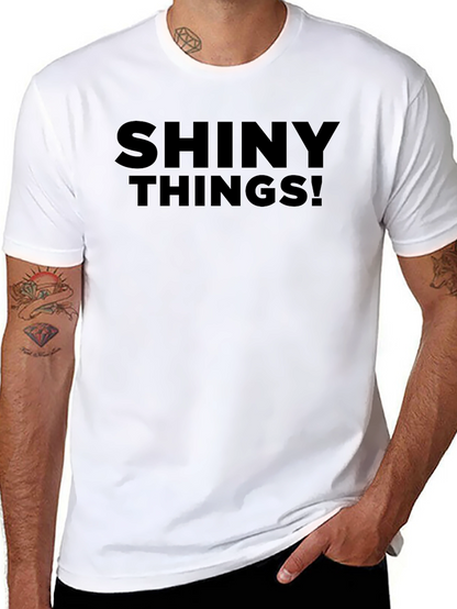 Shiny Things! Black Graphic Tee - Mens