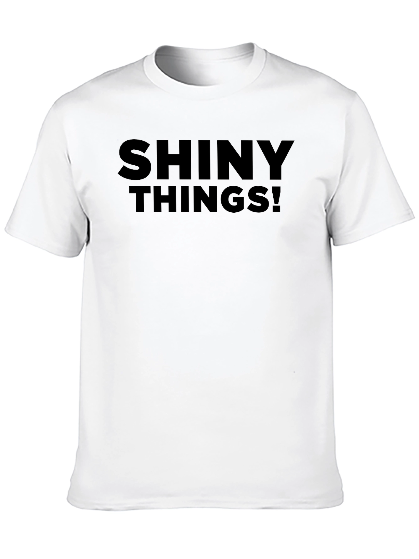 Shiny Things! Black Graphic Tee - Mens