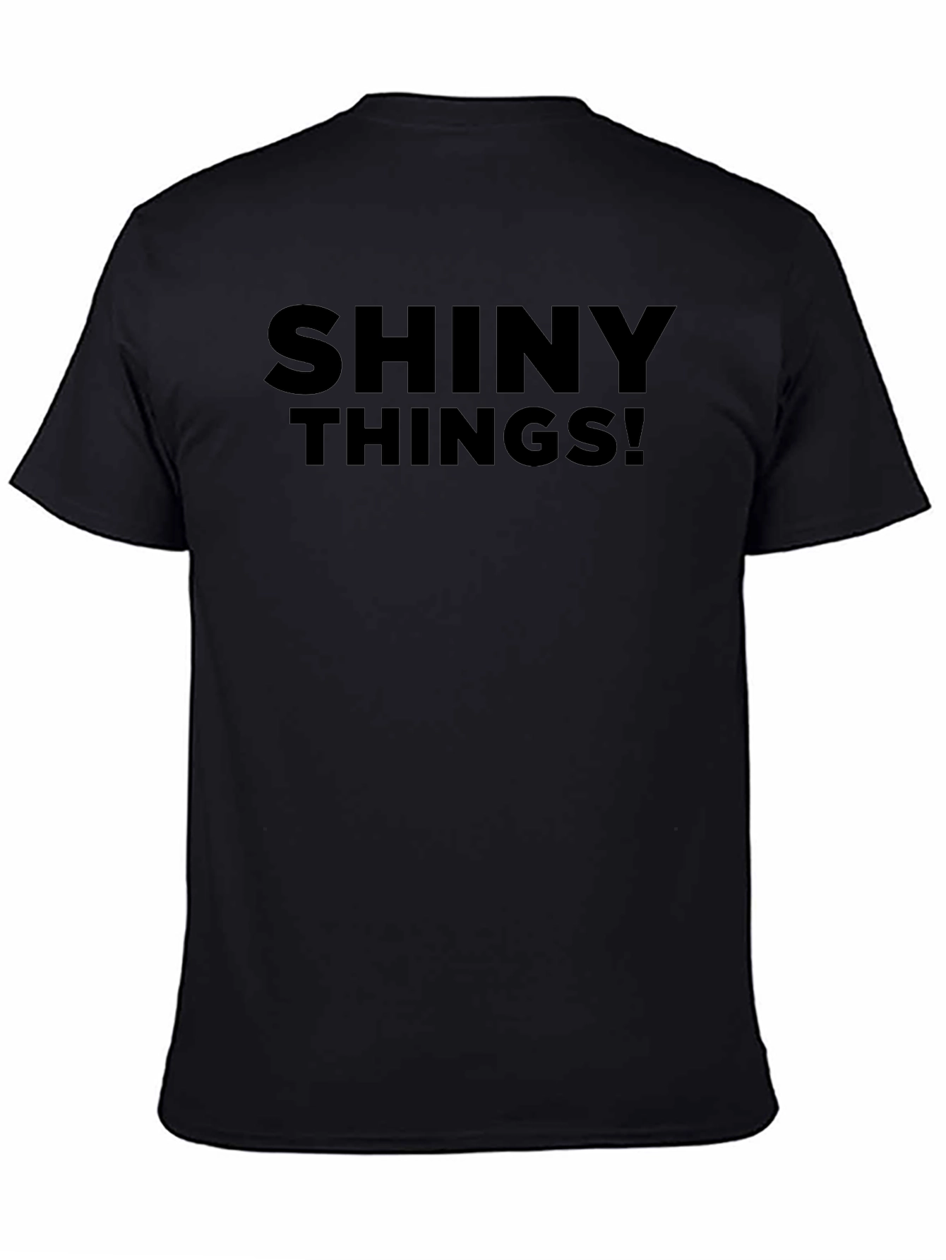 Shiny Things! Black Graphic Tee - Mens