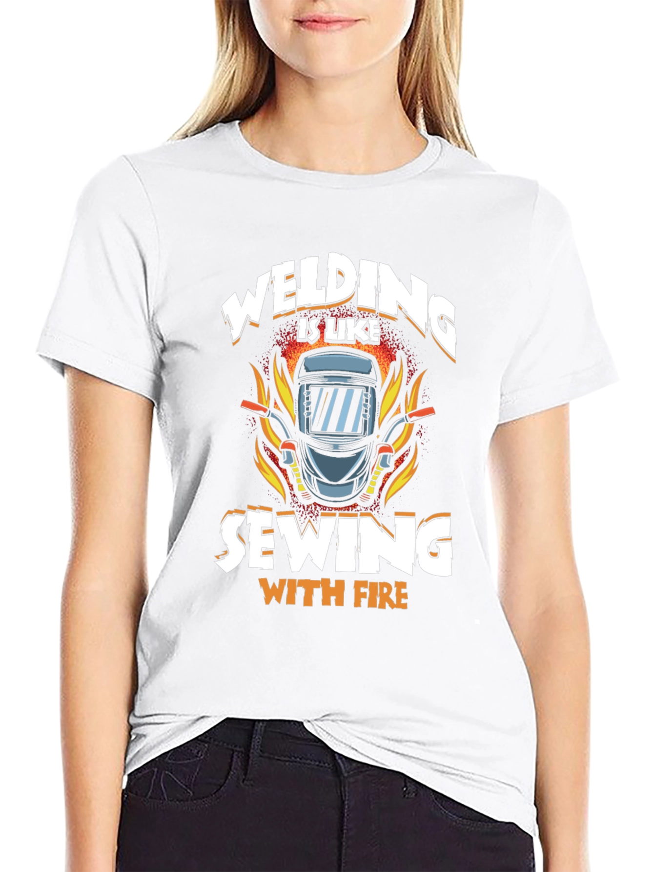 Welding is Like Sewing with Fire T-Shirt