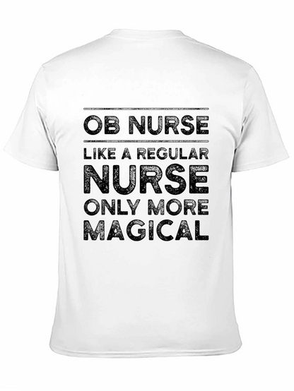 OB Nurse Magical T-Shirt - Black