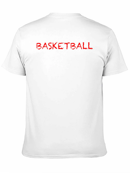 Basketball Graphic Tee - Casual Black T-Shirt