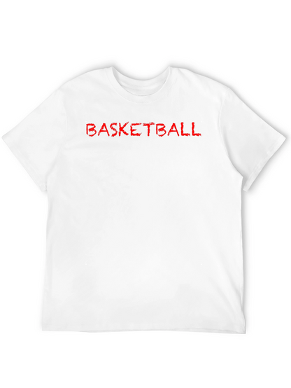 Basketball Graphic Tee - Casual Black T-Shirt