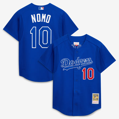Hideo Nomo Los Angeles Dodgers Mitchell &amp;amp; Ness Cooperstown Collection 2004 Batting Practice Jersey - Royal