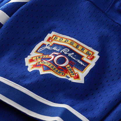 Hideo Nomo Los Angeles Dodgers Mitchell &amp;amp; Ness Cooperstown Collection Mesh Batting Practice Button-Up Jersey - Royal