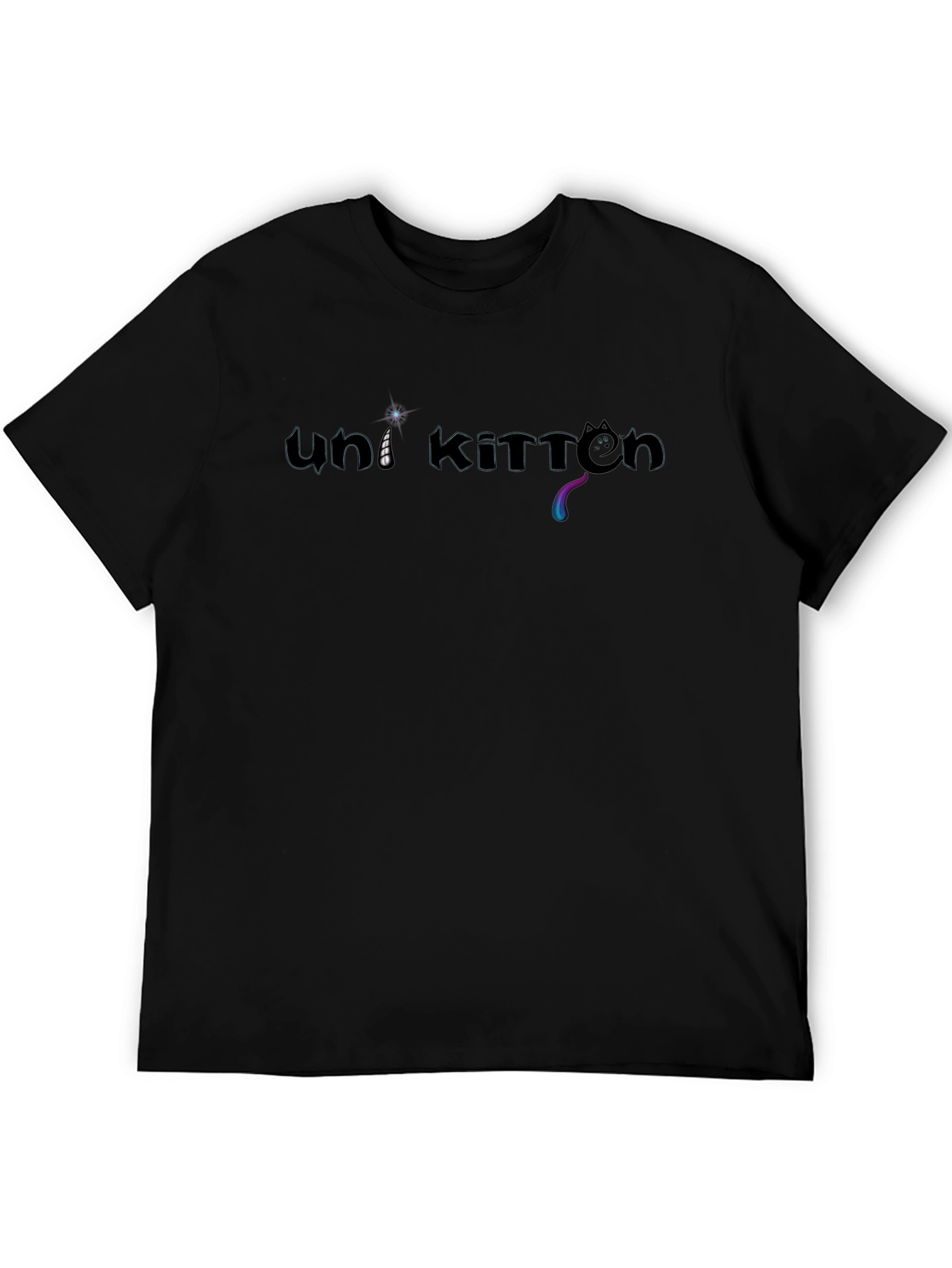 Uni Kitten Black T-Shirt