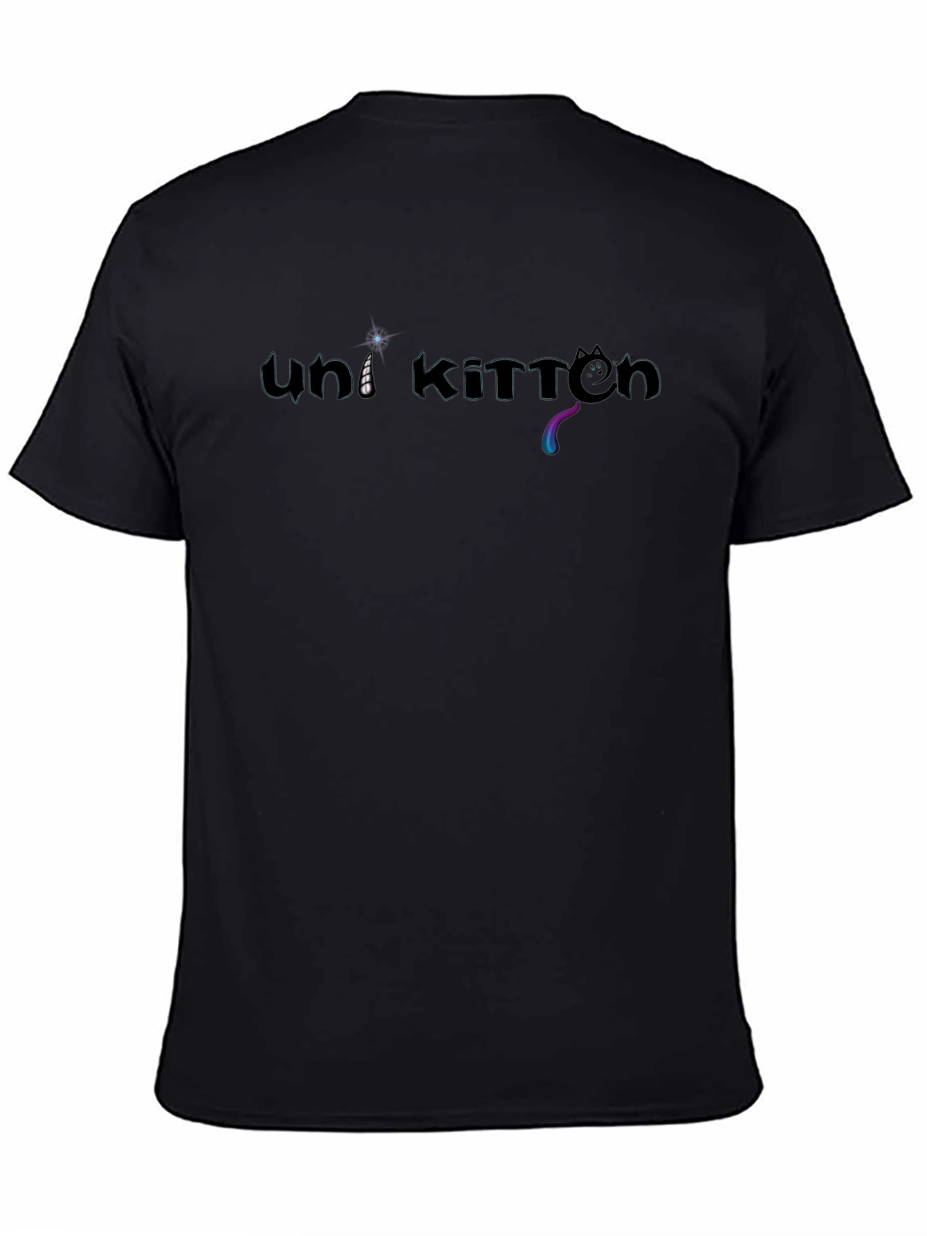 Uni Kitten Black T-Shirt