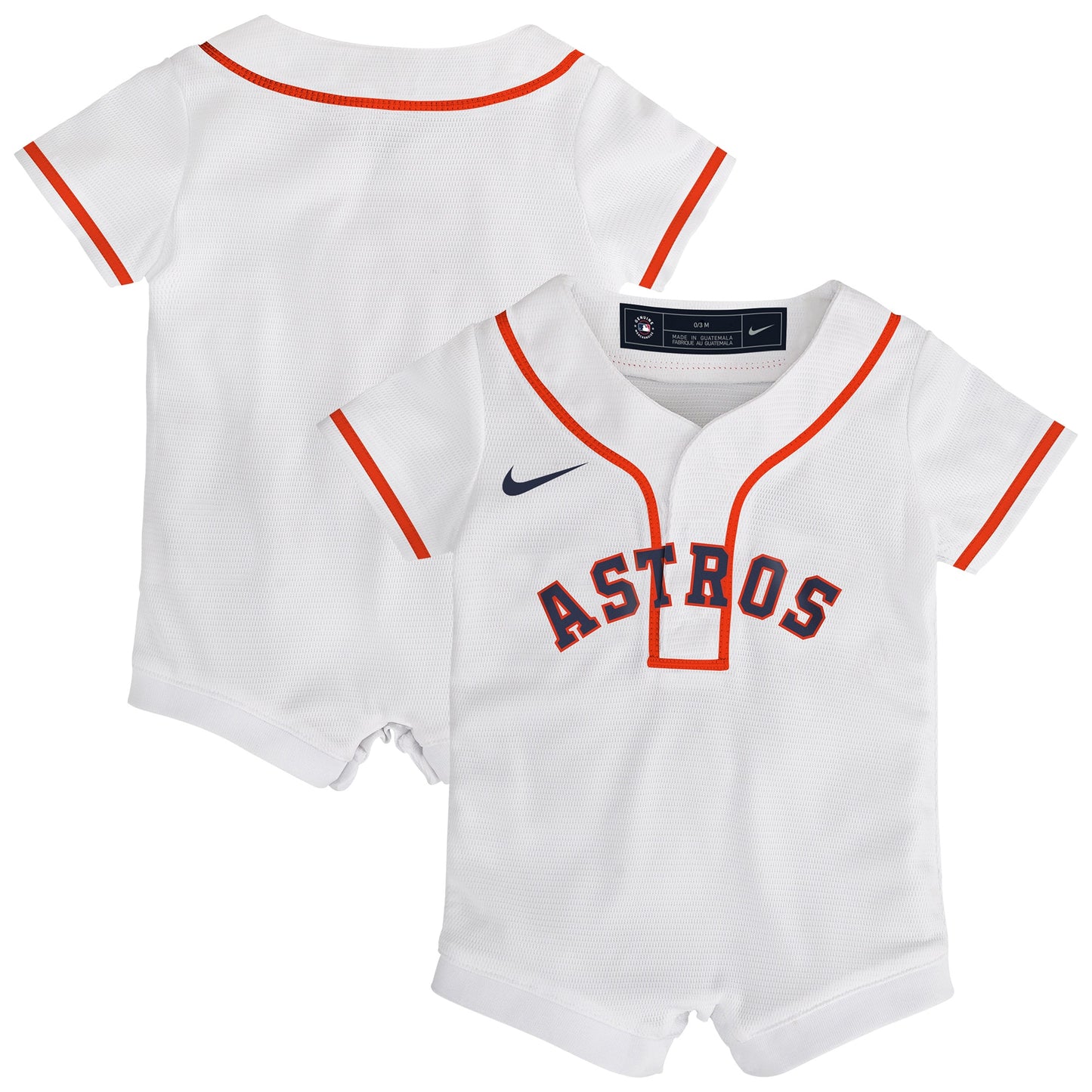 Houston Astros Nike Infant Home Replica Romper Jersey - White