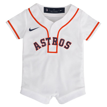 Houston Astros Nike Newborn Home Replica Romper Jersey - White