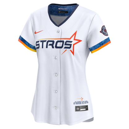Houston Astros Nike Women's 2025 City Connect Limited Jersey - White